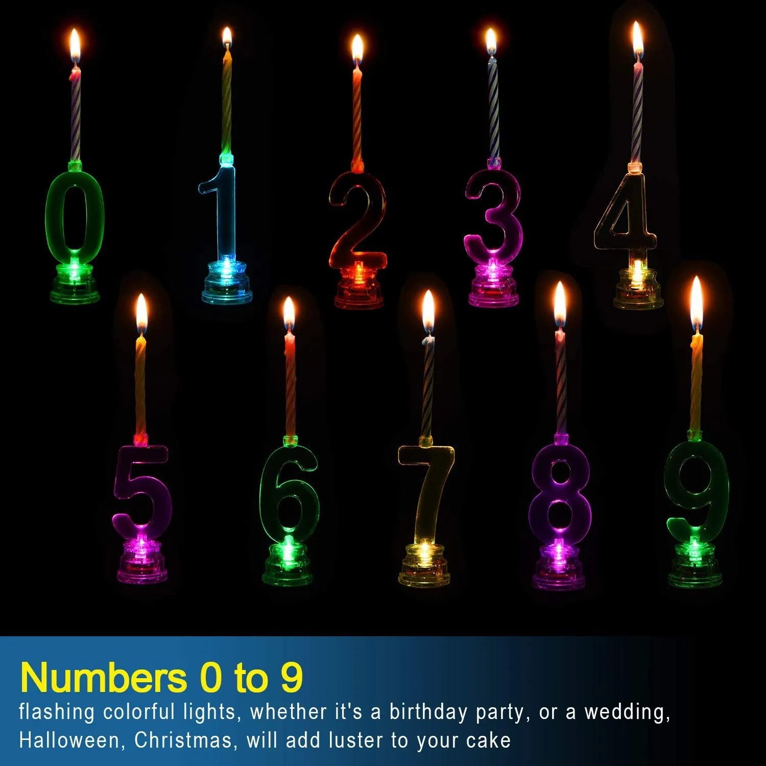 #2 FLASHING CAKE TOPPER