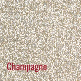 20" Champagne Siser Glitter Heat Transfer Vinyl (HTV)