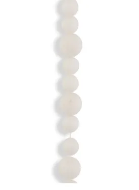 54442E 72" White PomPom Garland