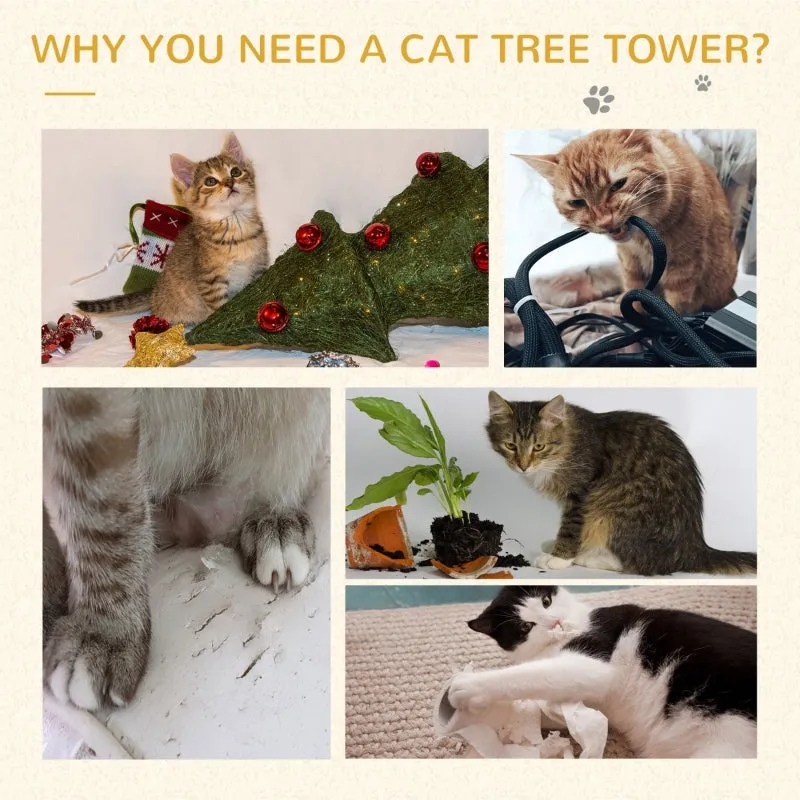 60" Cat Tree Condo with Hammock