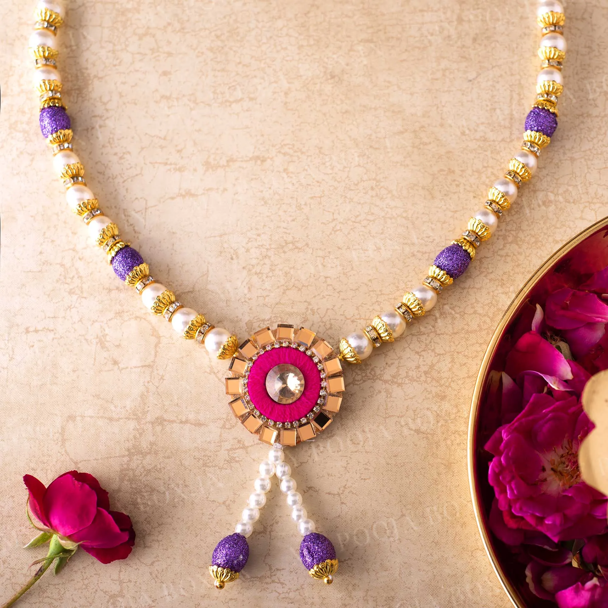 Adjustable Lilac Garland/Mala
