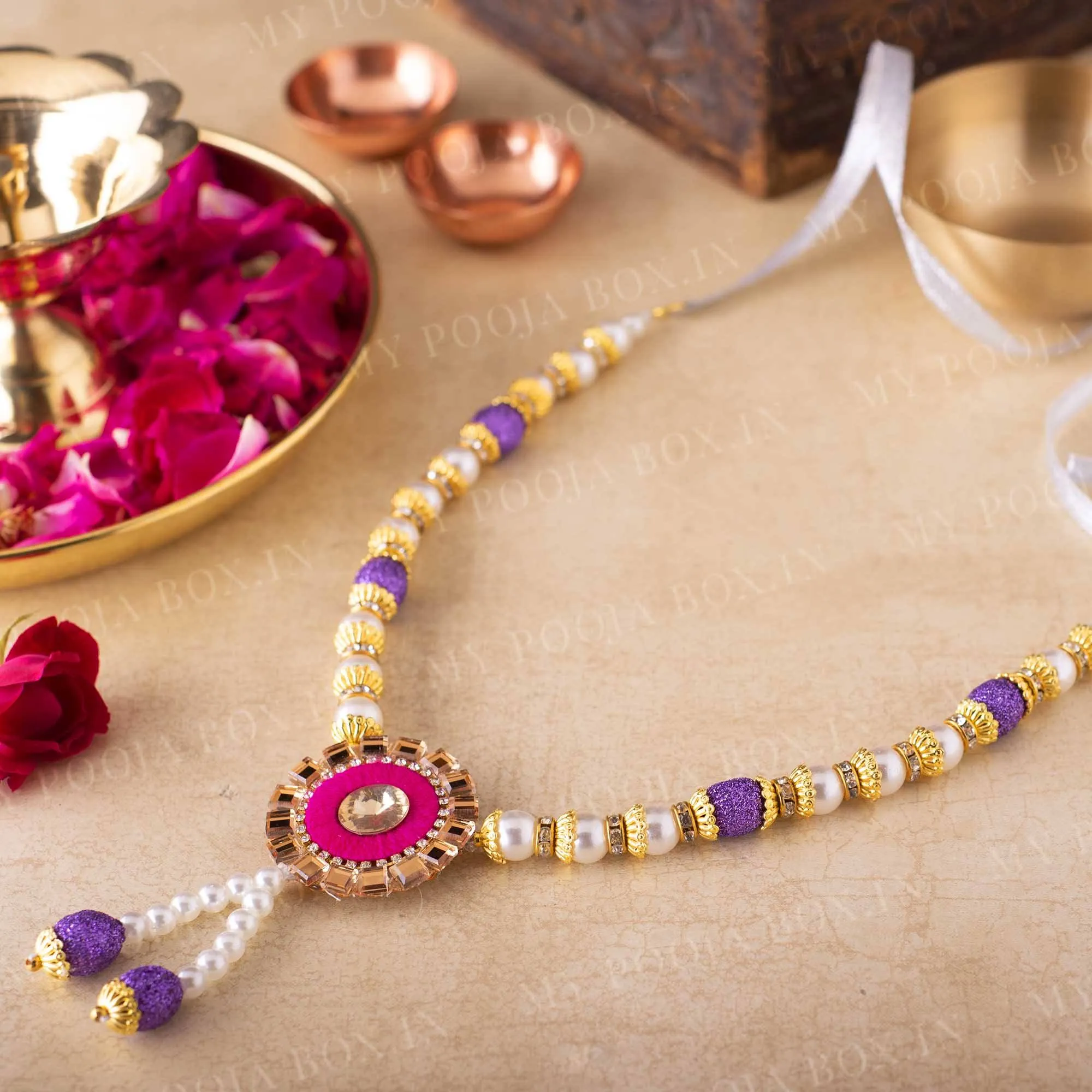 Adjustable Lilac Garland/Mala