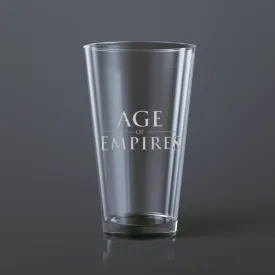 High-Quality Age of Empires Logo-Engraved Pint Glass for Gamers