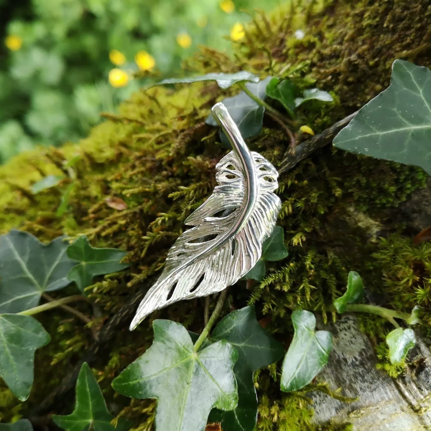 Angel Feather Brooch