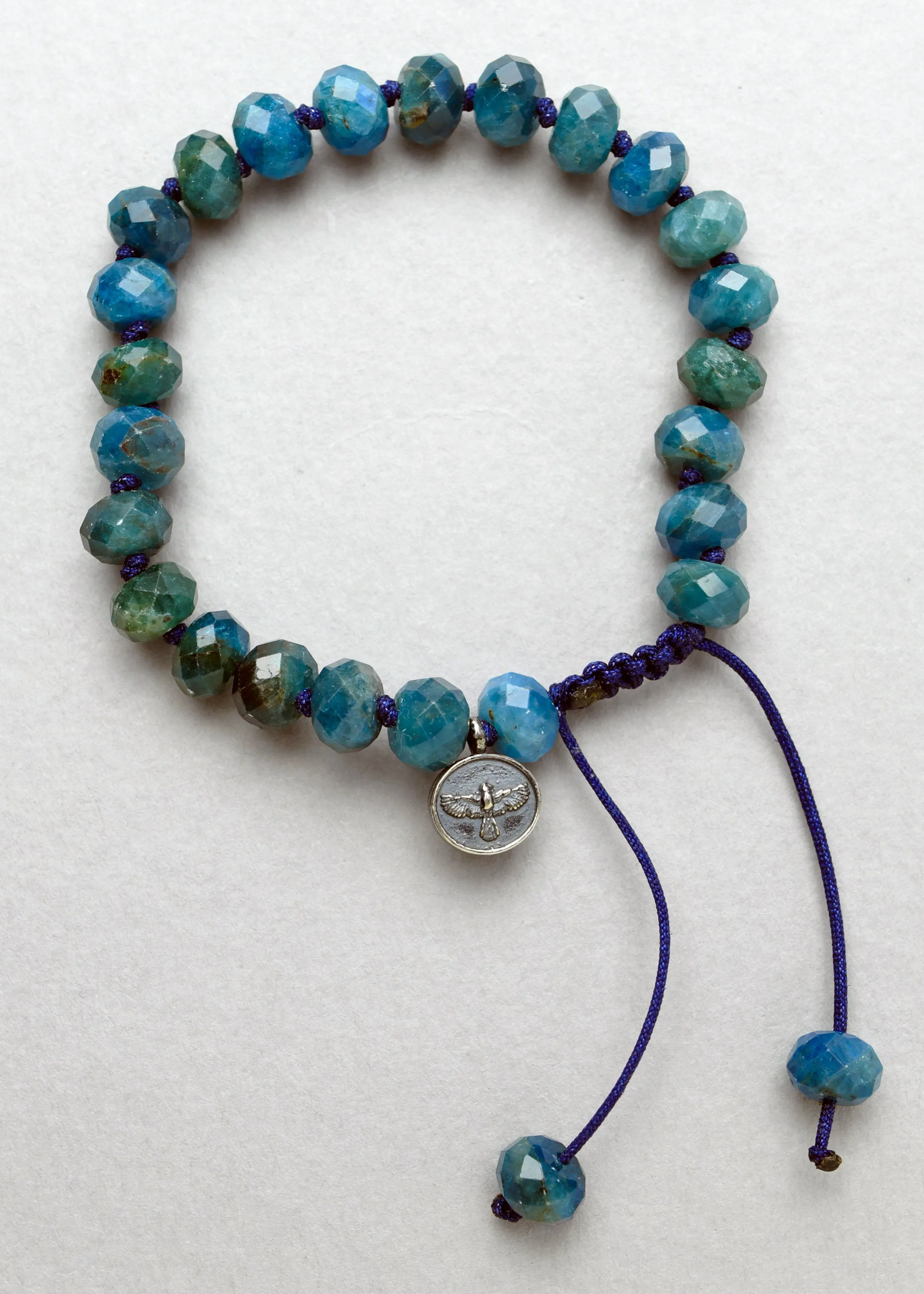 Apatite Dark Blue Bracelet