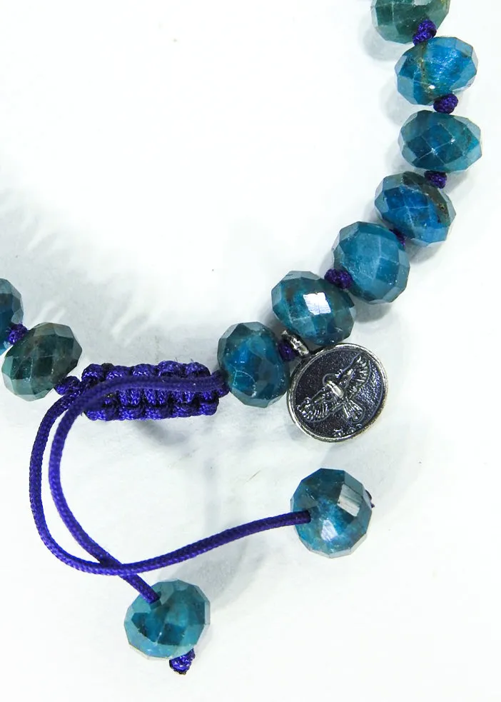 Apatite Dark Blue Bracelet
