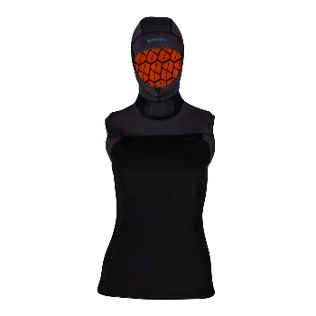 High-Performance Apeks 5/3mm Womens Hooded SCUBA Diving Vest with Thermiq Technology