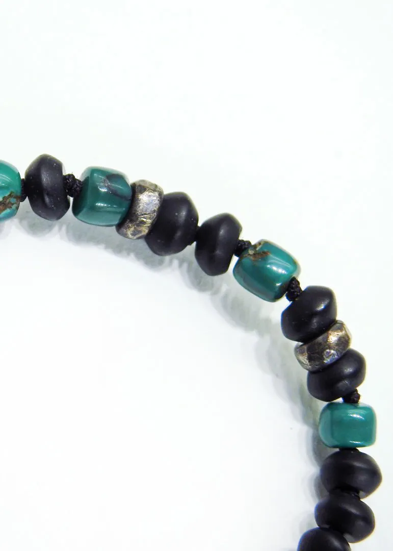 Arizona Turquoise and Black Onyx Bracelet