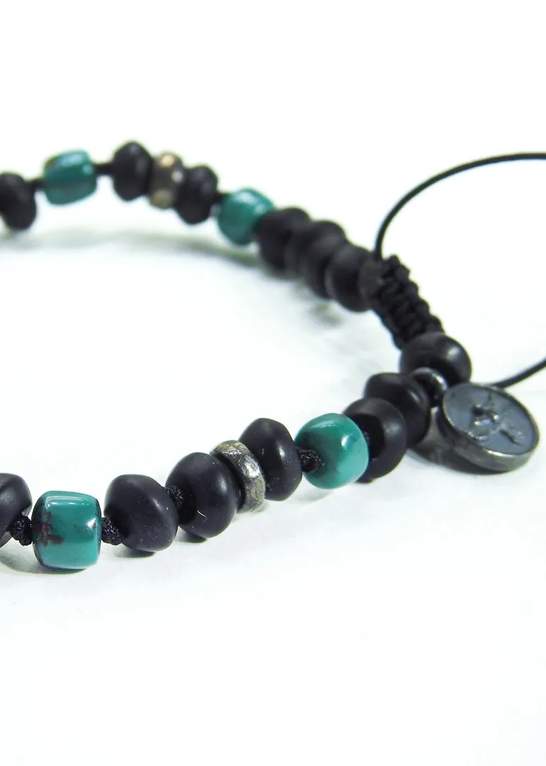 Arizona Turquoise and Black Onyx Bracelet