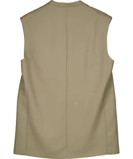 Arket Green / Grey Tailored Waistcoat UK 8