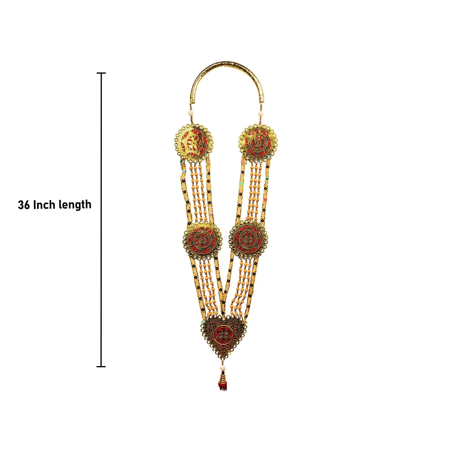 Artificial Mala - 3 Line | Scented Sandalwood Garland/ Vip Garland for Photo Frame/ Assorted Design