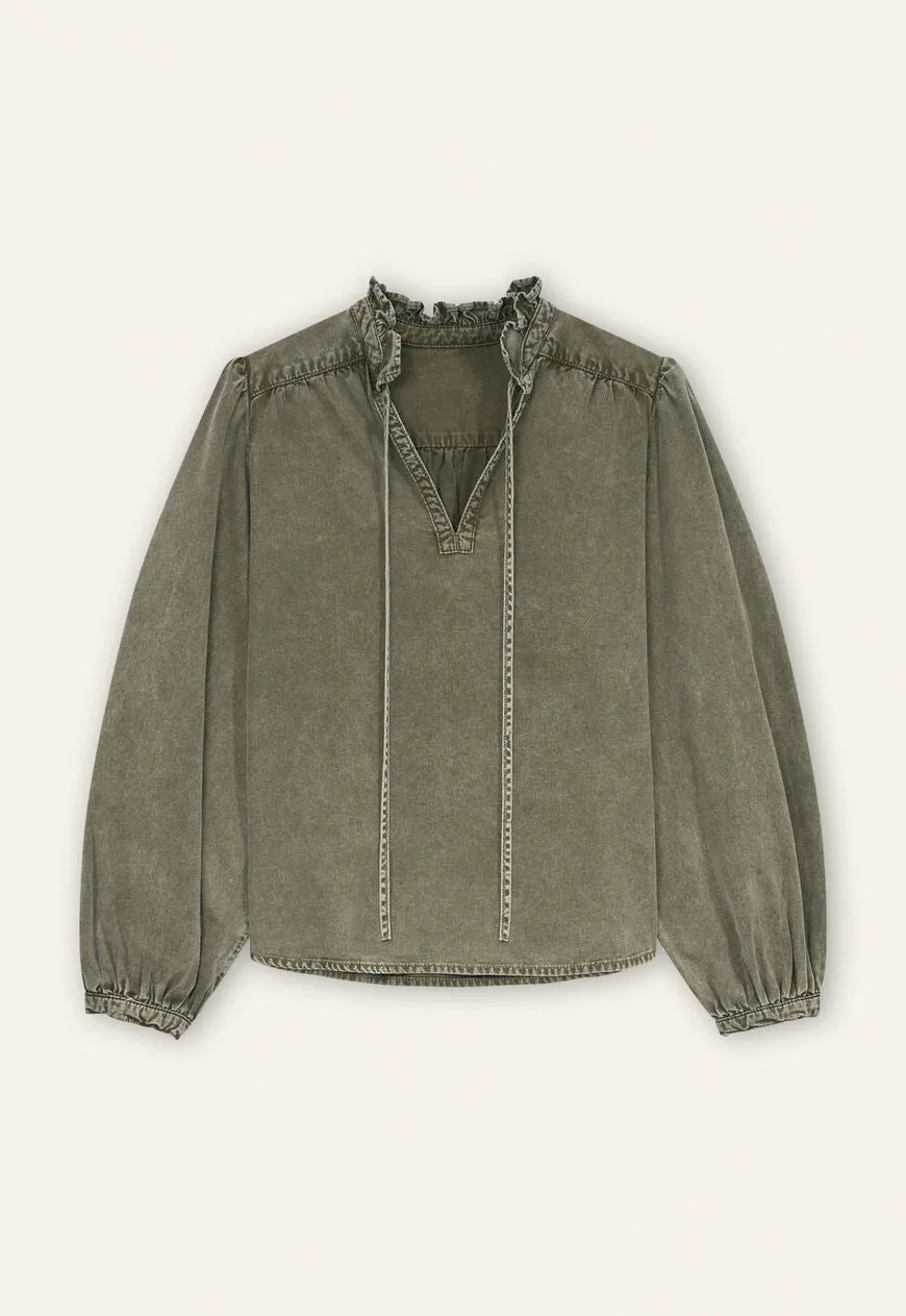 BA&SH - Olouise Shirt - Kaki