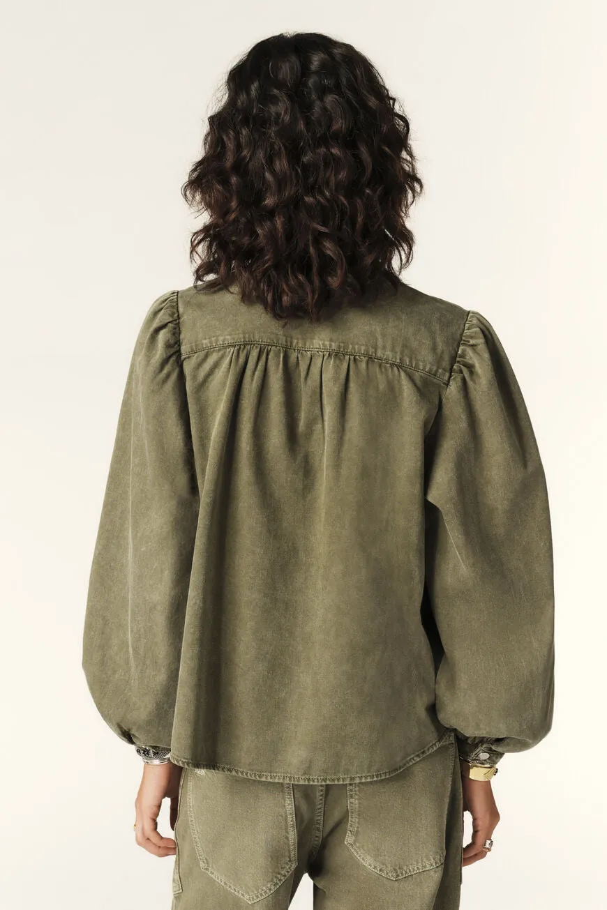 BA&SH - Olouise Shirt - Kaki