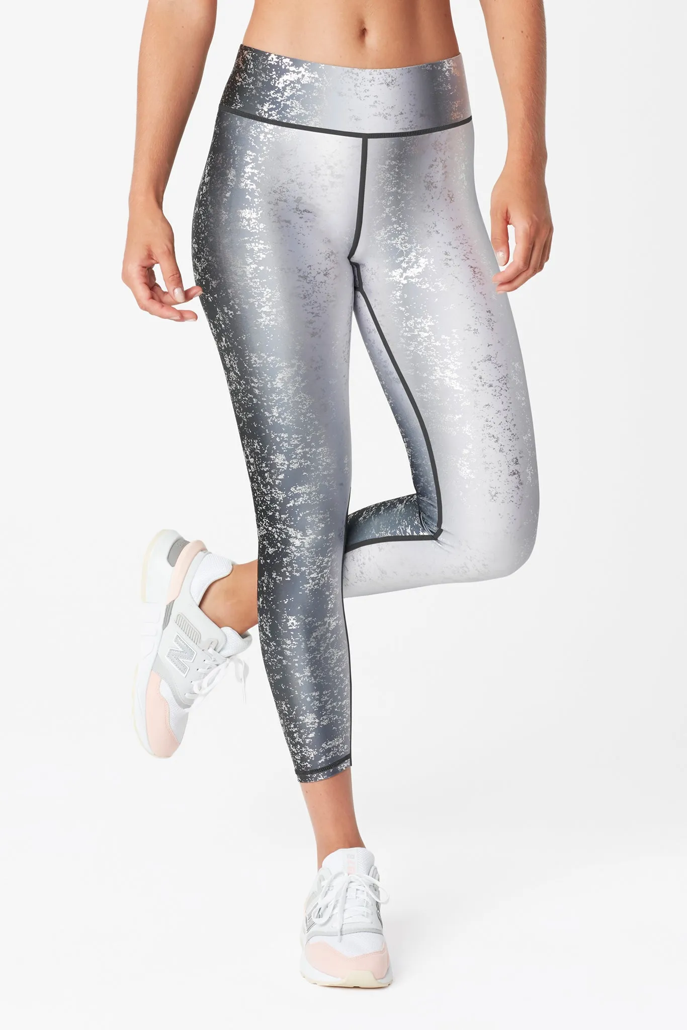 Balayage Hi-Shine Leggings in Silver Haze