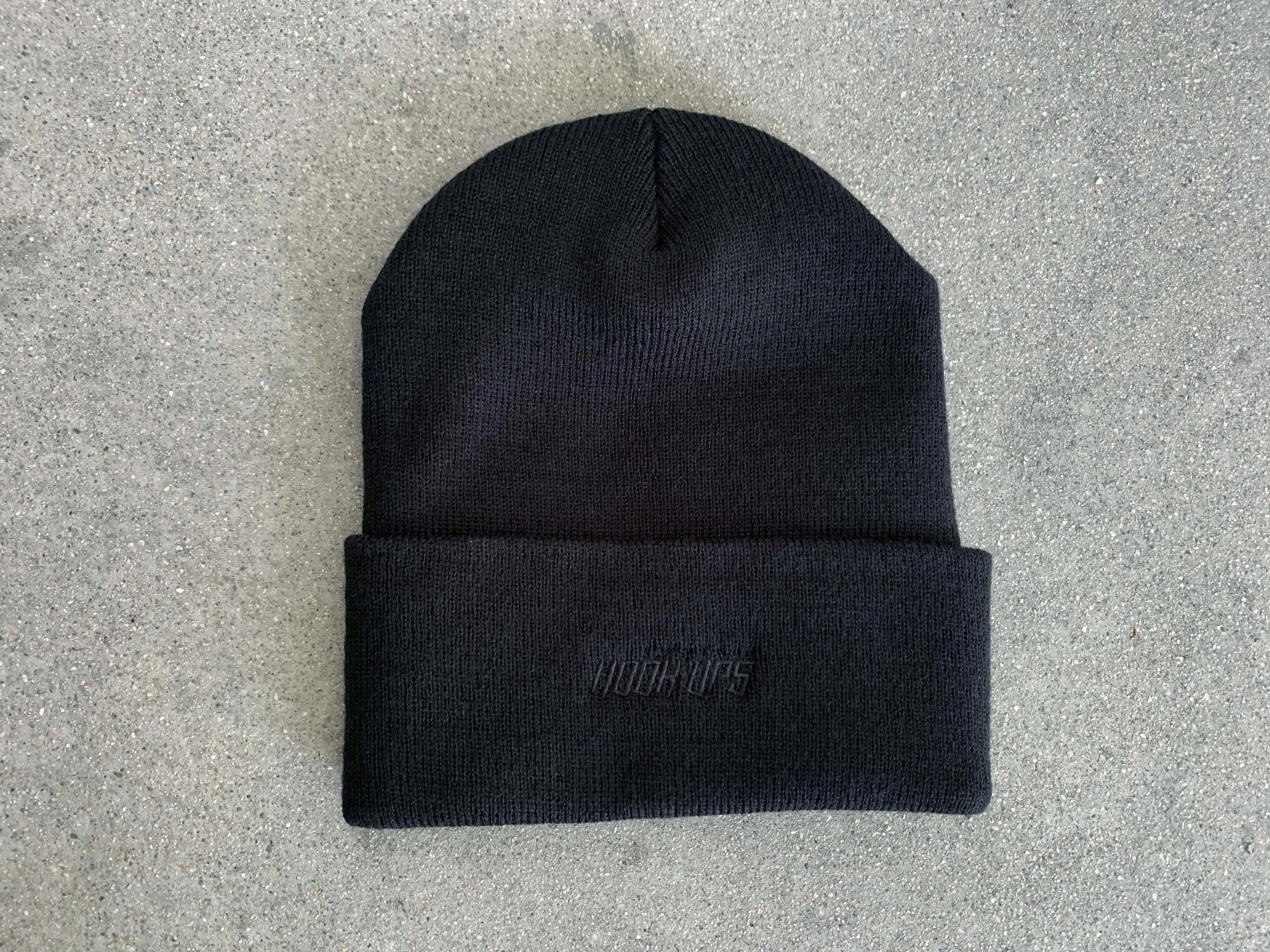 Barrel of a Gun Beanie - BLACK