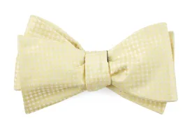 Be Married Checks Butter Bow Tie