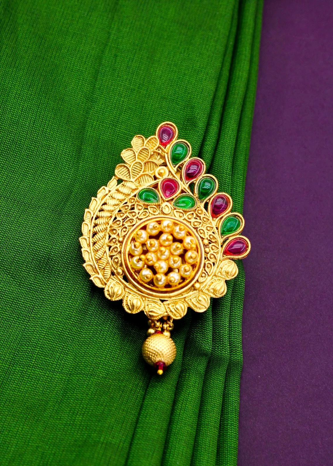 BEAUTIFUL ANTIQUE SAREEPIN