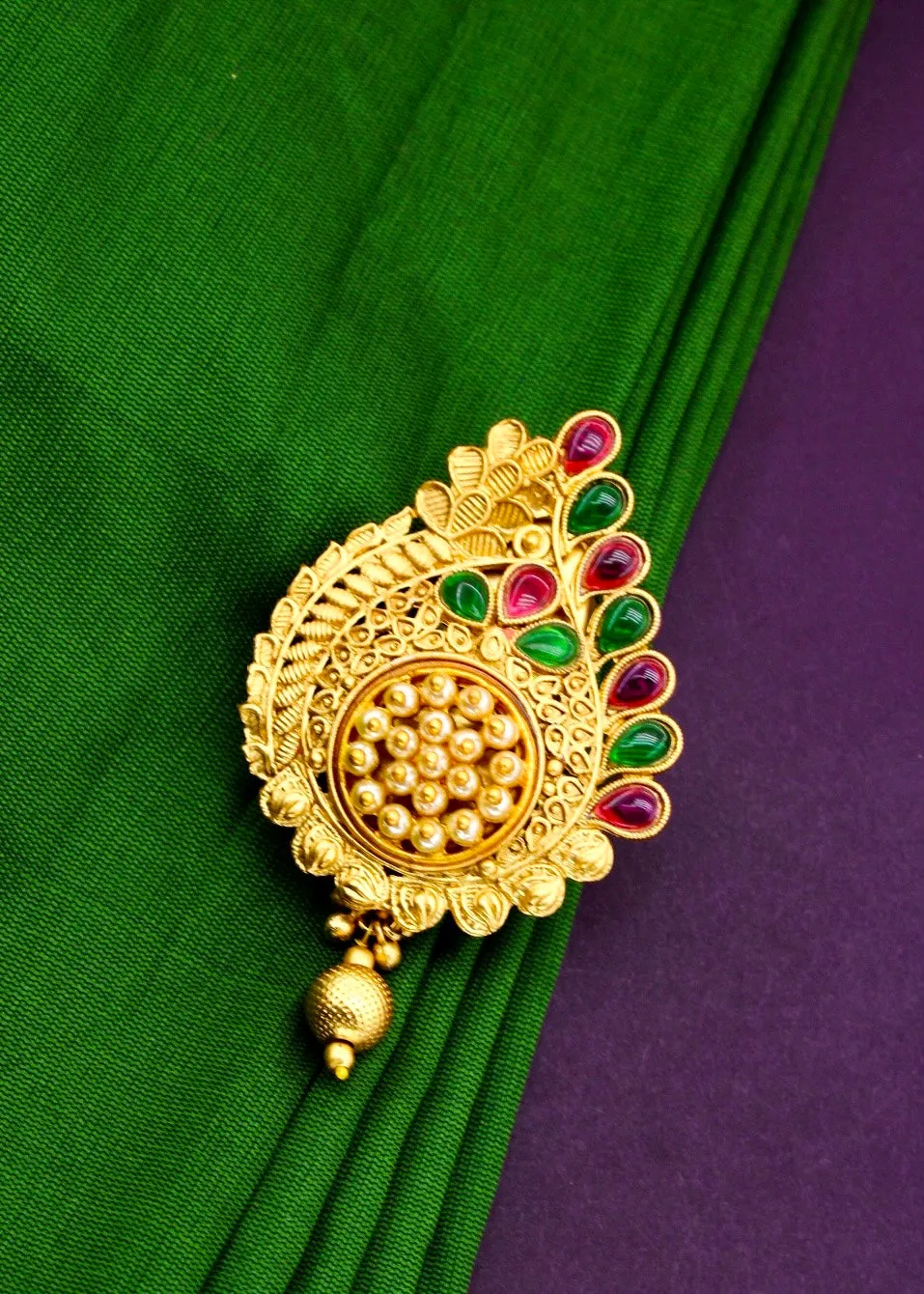 BEAUTIFUL ANTIQUE SAREEPIN