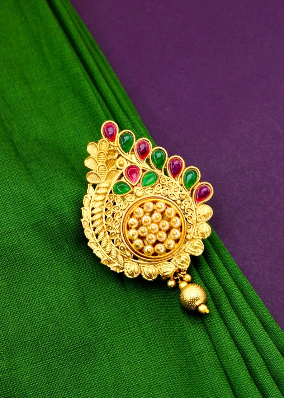 BEAUTIFUL ANTIQUE SAREEPIN