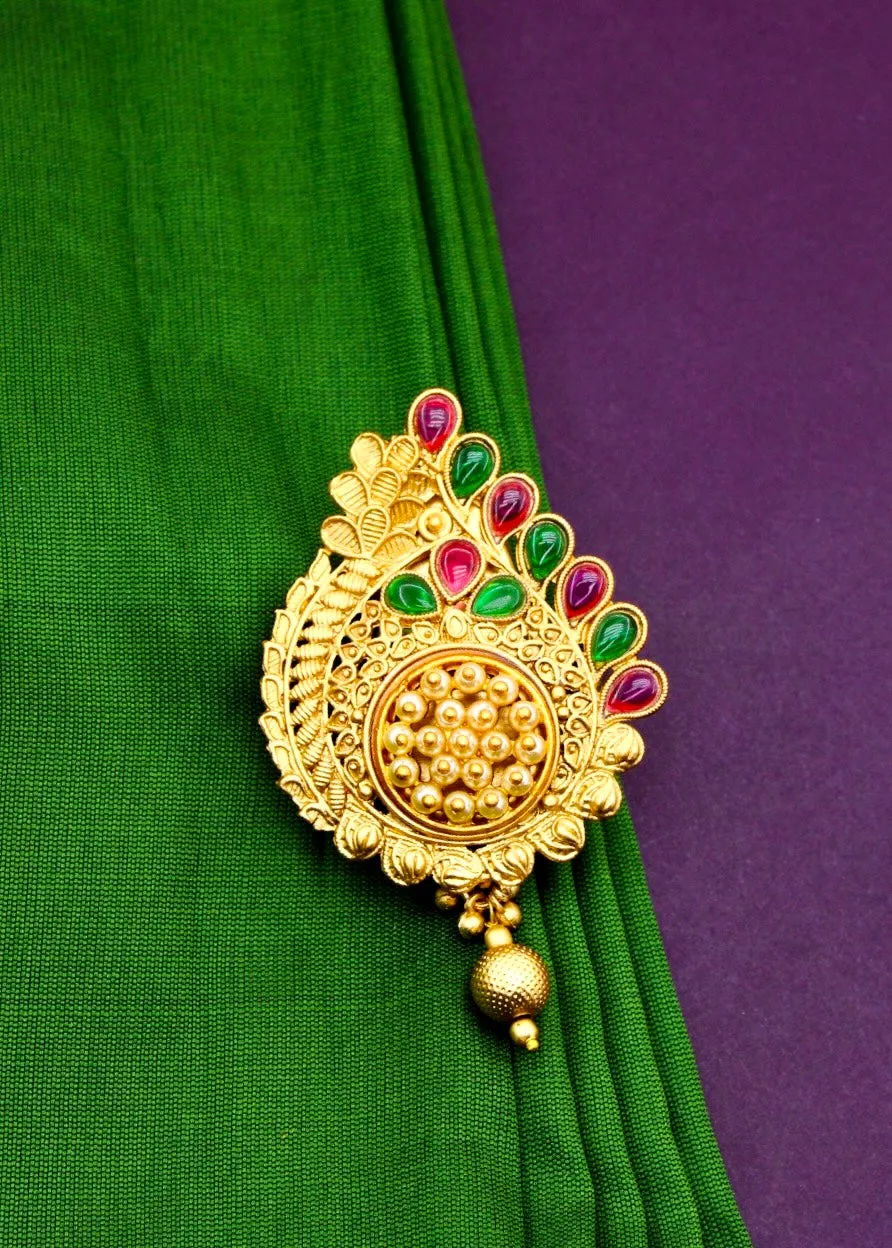 BEAUTIFUL ANTIQUE SAREEPIN