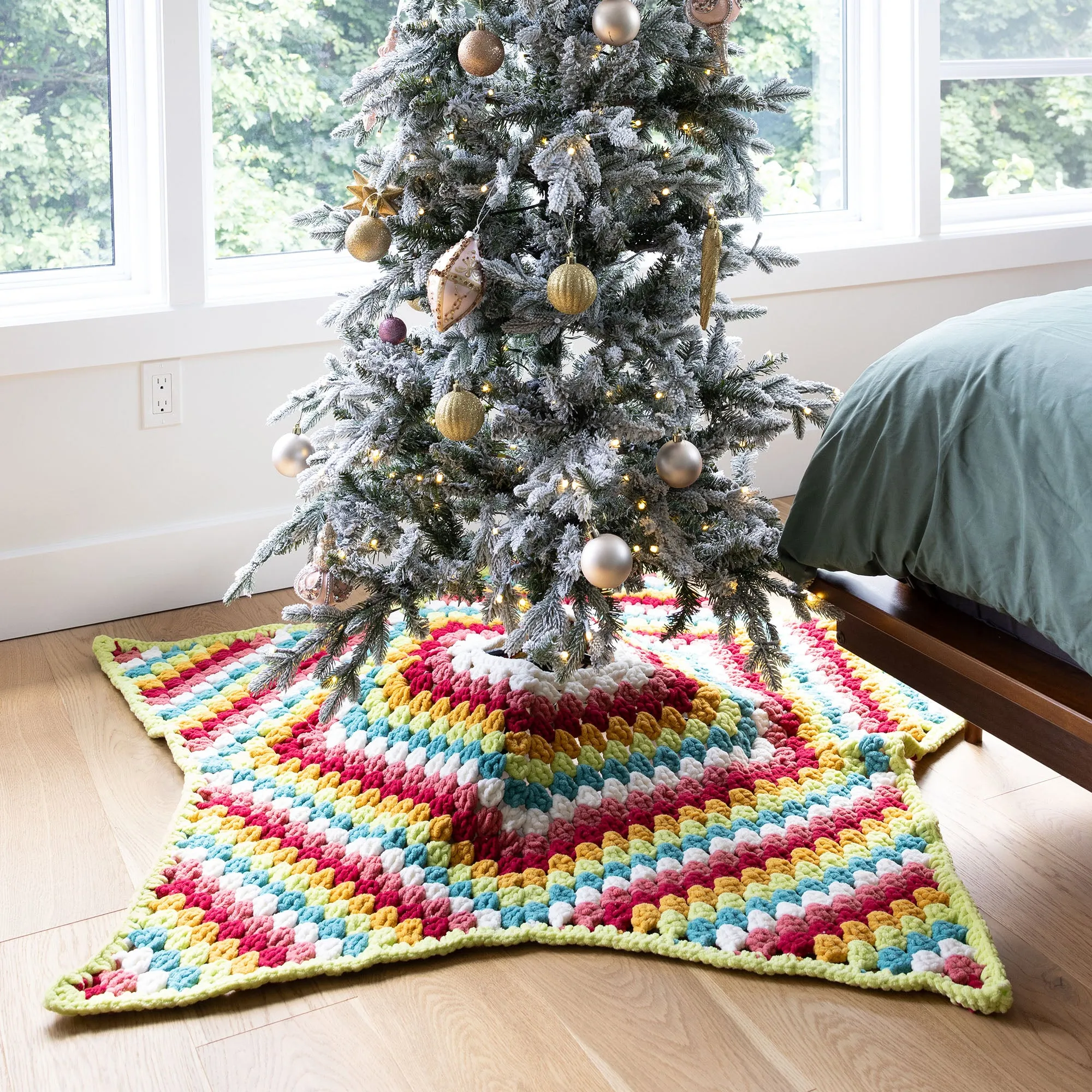 Bernat Crochet Star Tree Skirt