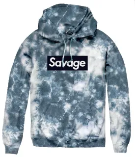 BIG SIZE SAVAGE TIE DYE HOODIE
