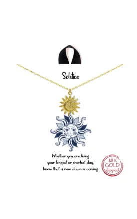 BJNA477GD "Solstice" Pendant Necklace
