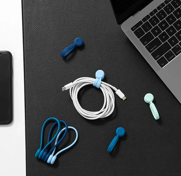 Bluelounge Magwrap Magnetic Cable Organizer 4 Units - Small