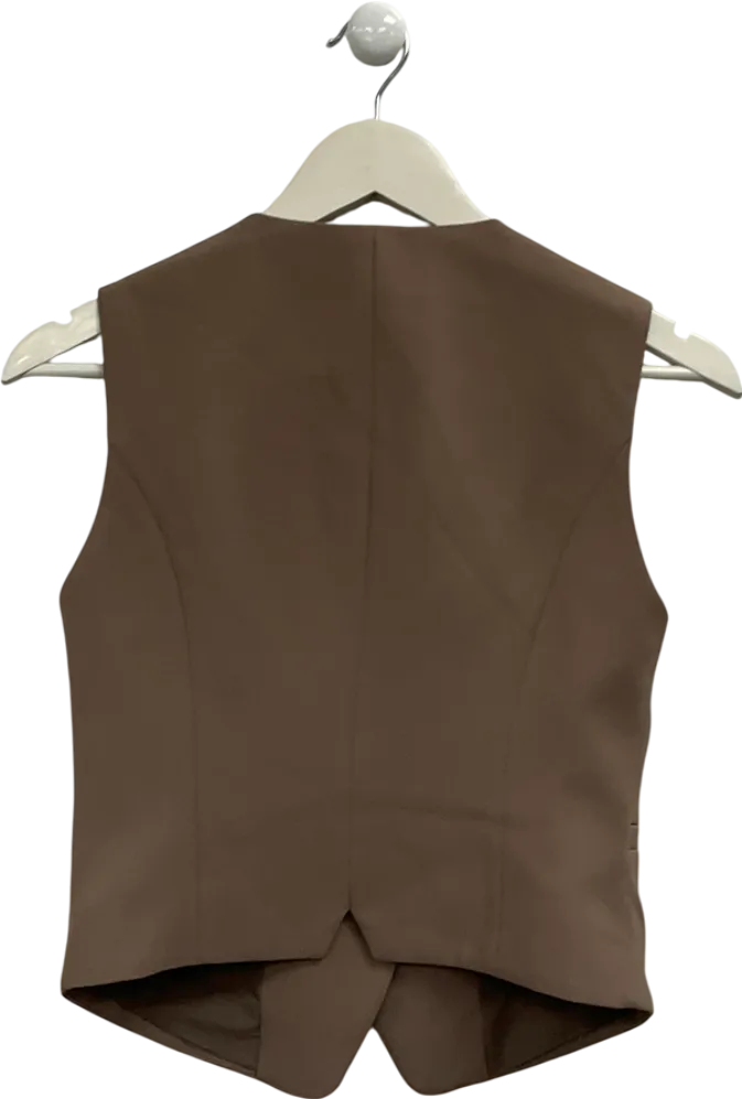 BOA Beige Effortless Waistcoat UK XS