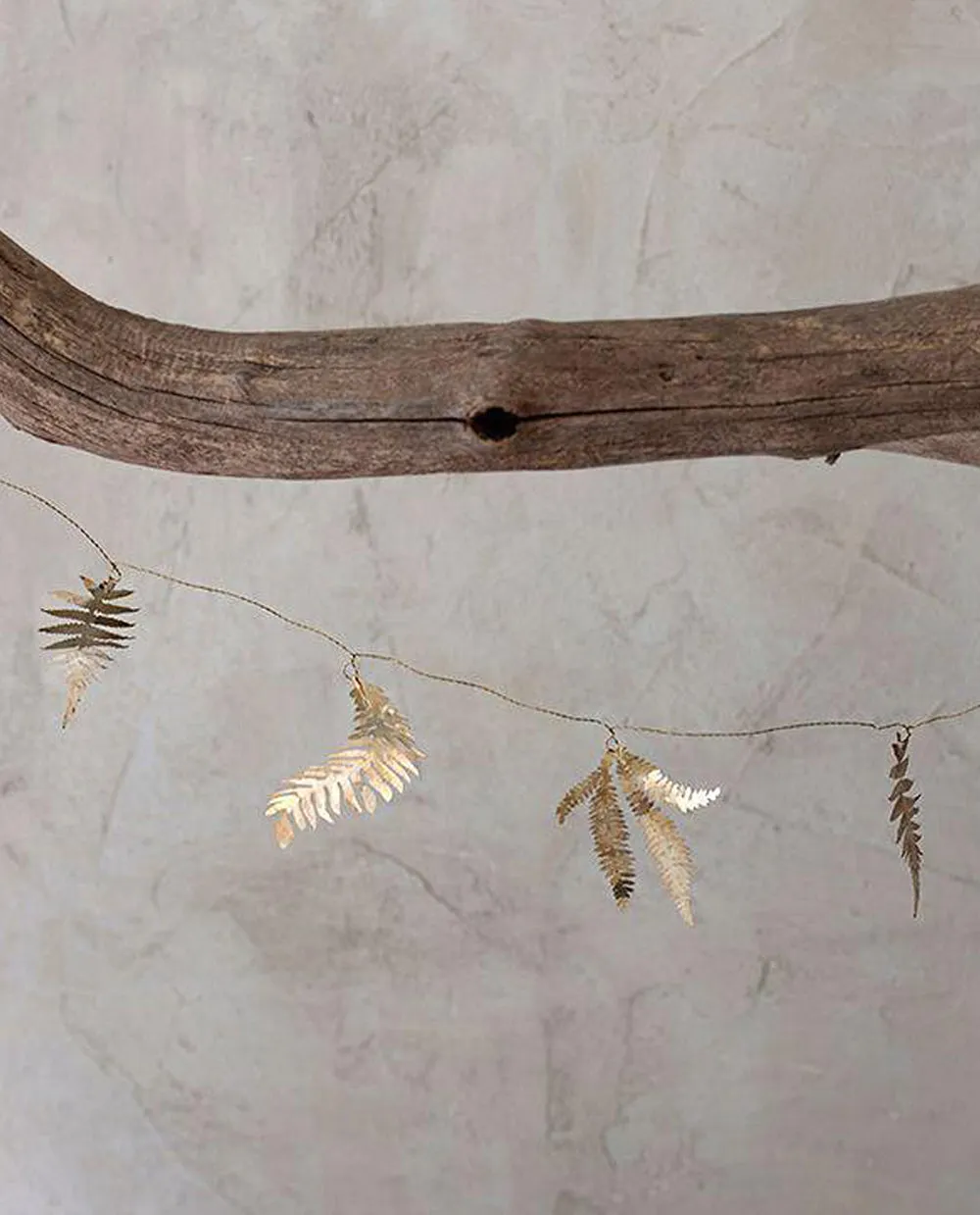 Brass Leaf Garland