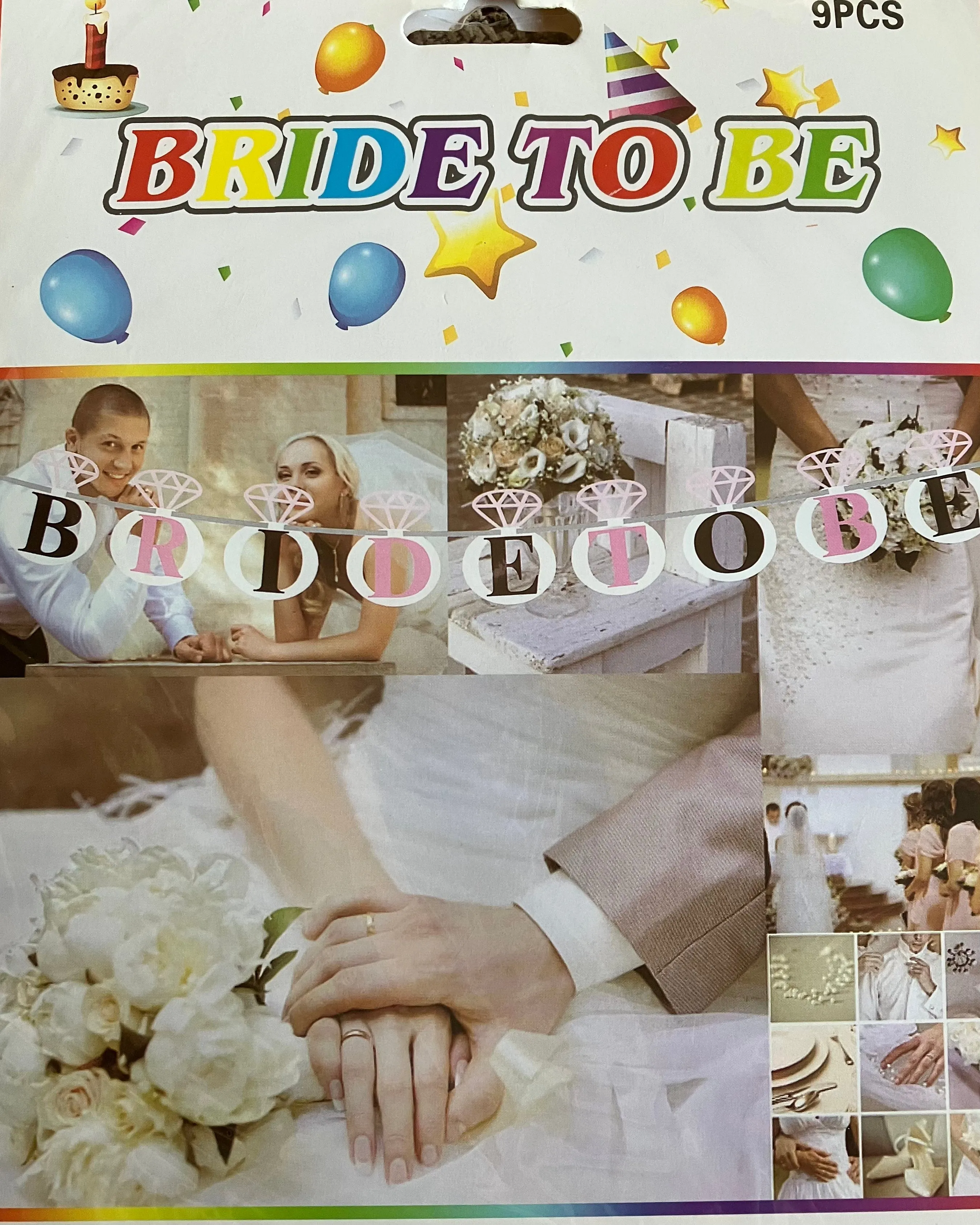 BRIDE TO BE BANNER DIAMOND