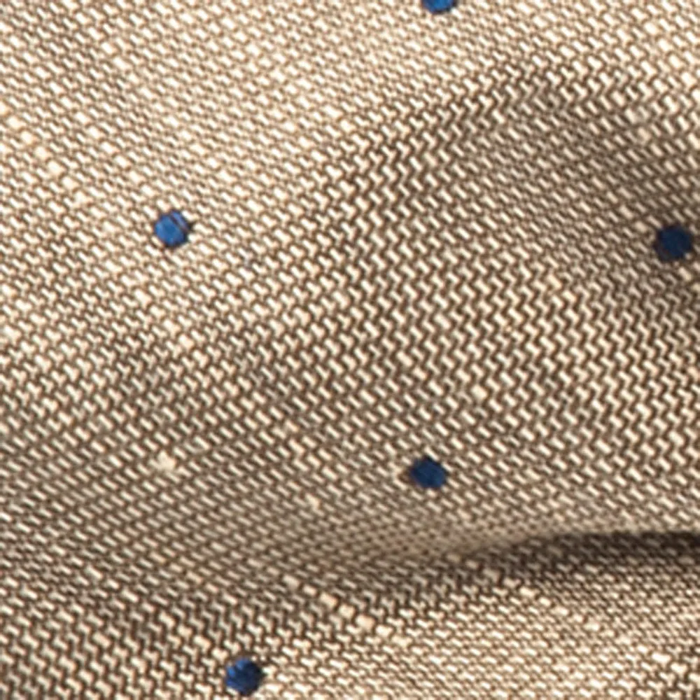 Bulletin Dot Tan Bow Tie