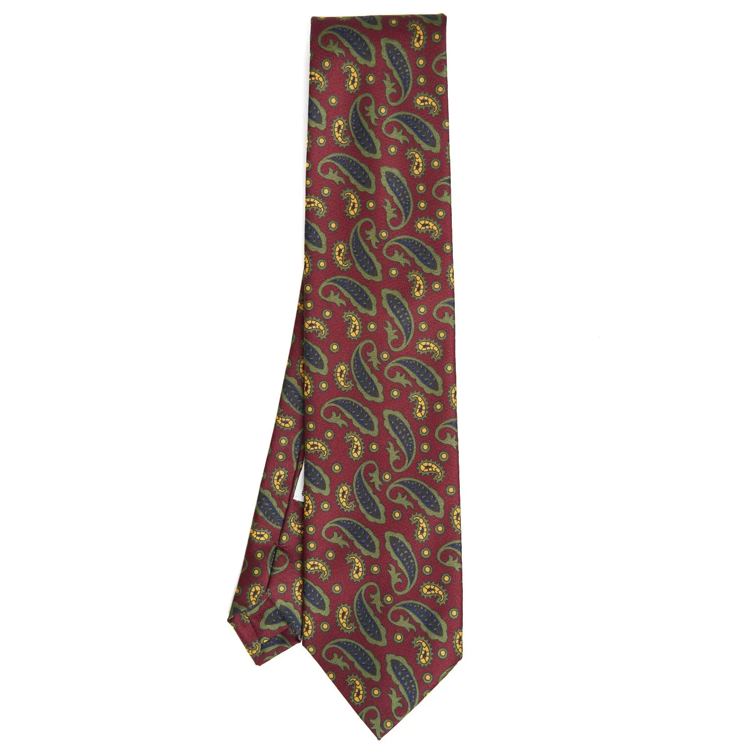 BURGUNDY SILK TIE