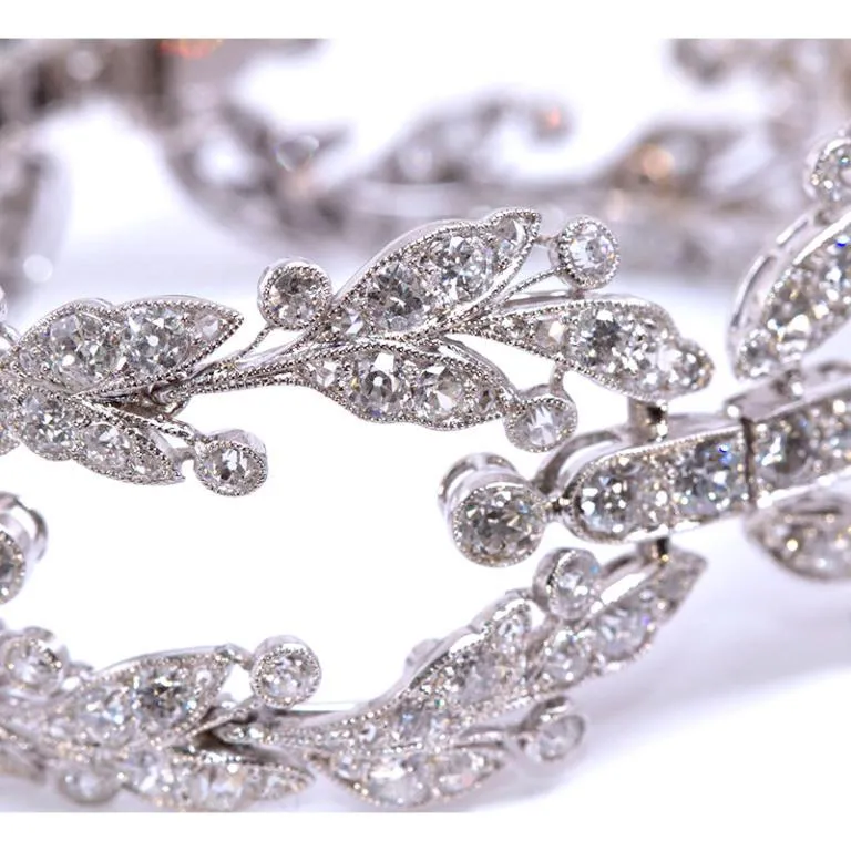 CARTIER Paris Diamond Bracelet Belle Epoque Era Circa 1910
