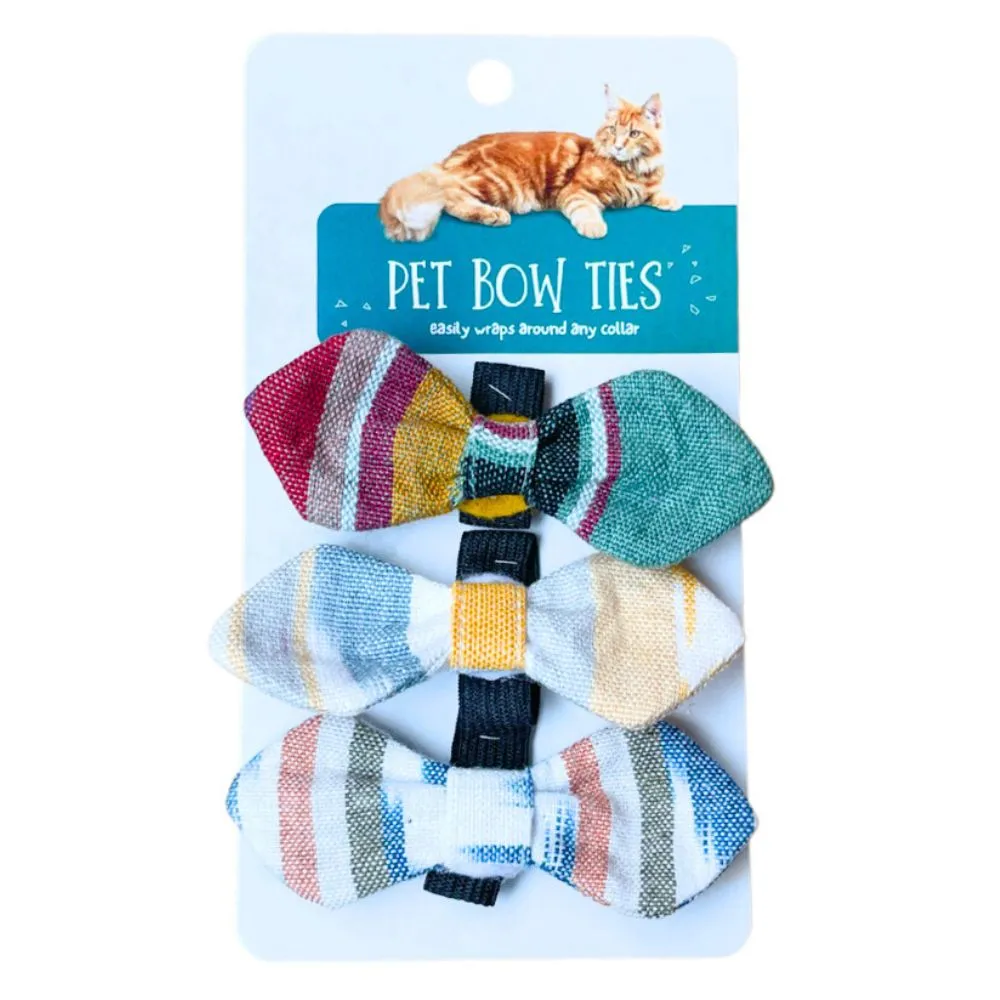 Cat and Dog Collar Bow Tie - Set of 3