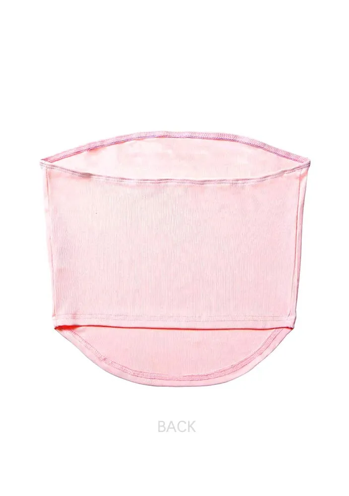 Cherry Bomb Y2K Pink Bow Tie Tube Top Cherrykitten