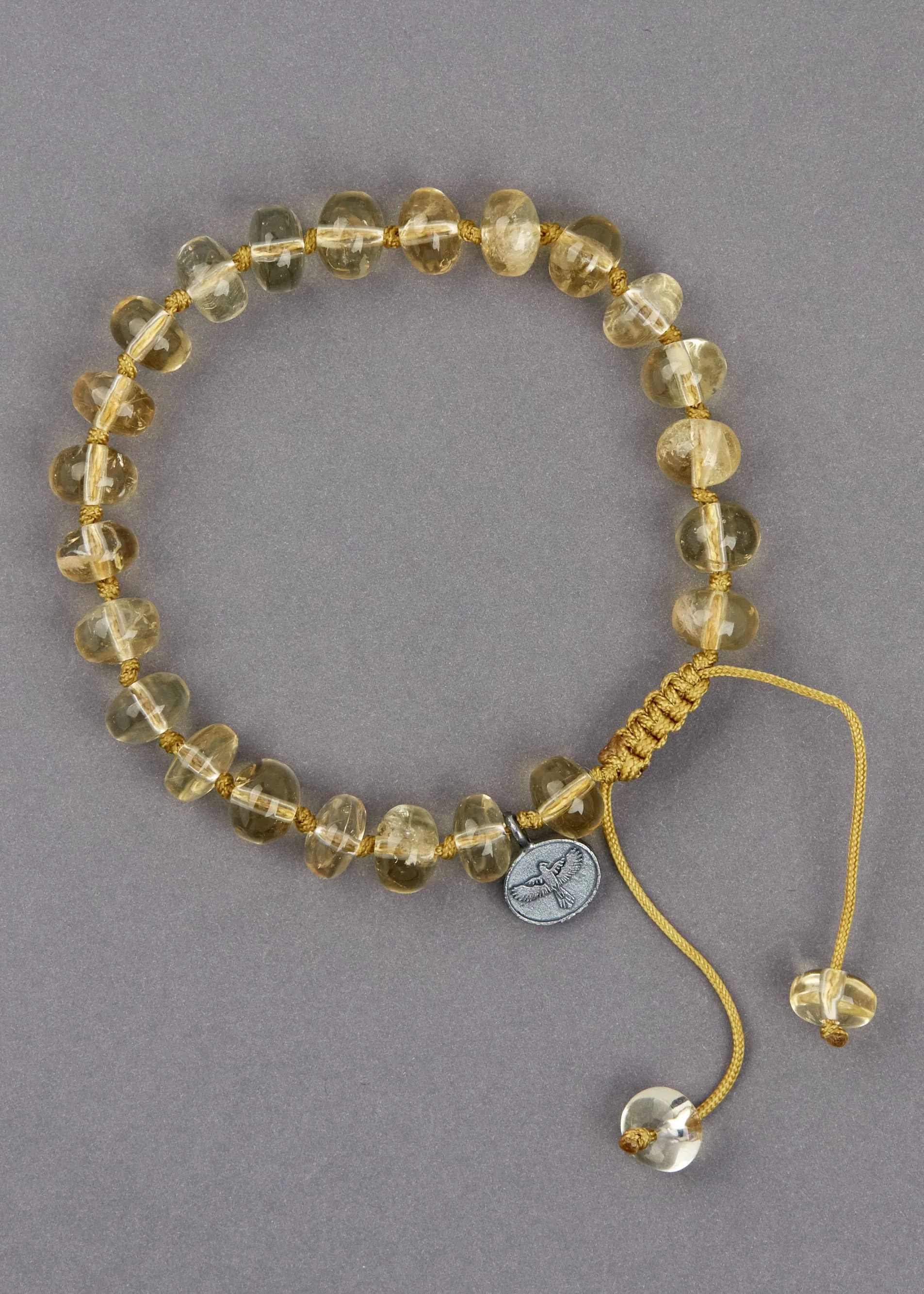 Citrine Quartz Crystal Bracelet