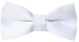 CLEARANCE - Crisp White Boys Bow Tie