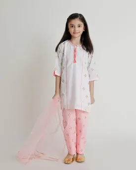 Contrast Tunic Set
