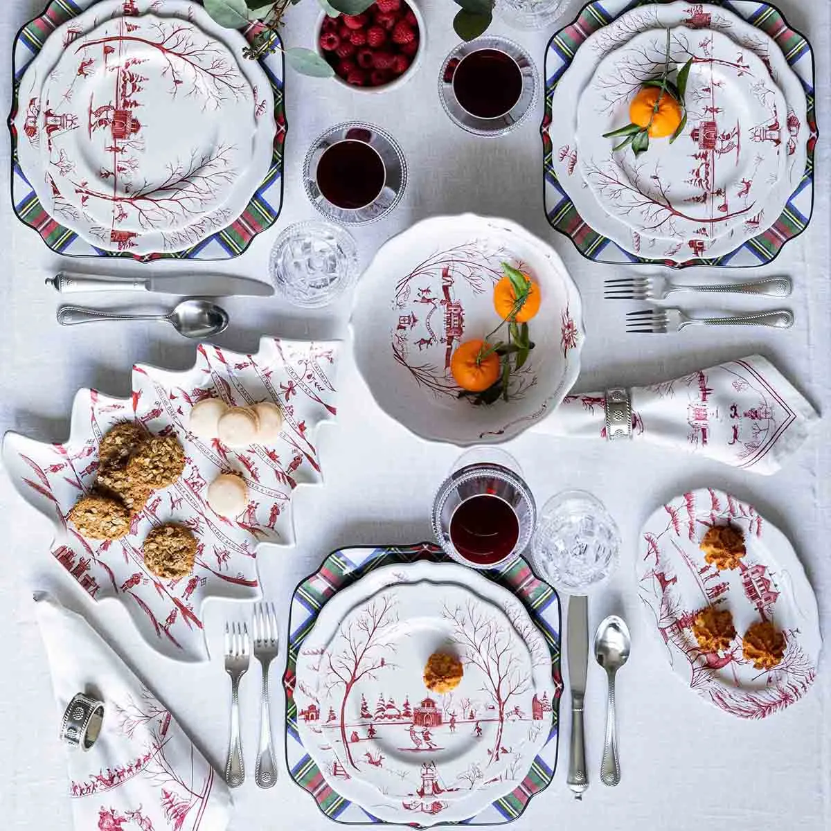 Country Estate Winter Frolic 15" Hostess Tray