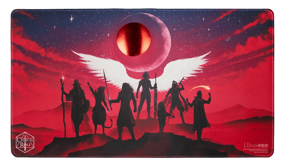 Critical Role Live Show Stitched Edge Playmat with Spot Foil