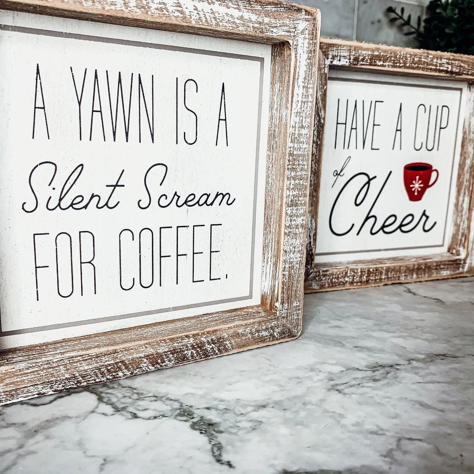 Cup of Cheer Sign by Gia Roma