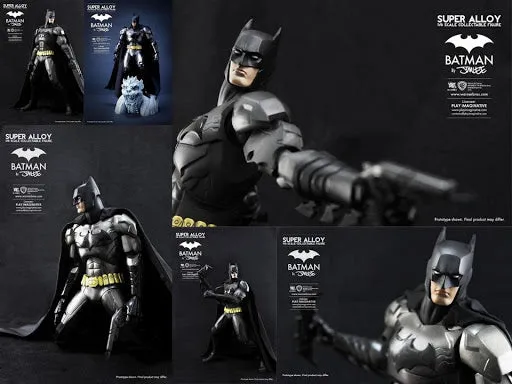 (DAMAGED) BATMAN SUPER ALLOY METAL 1/6 SCALE FIGURE BY JIM LEE