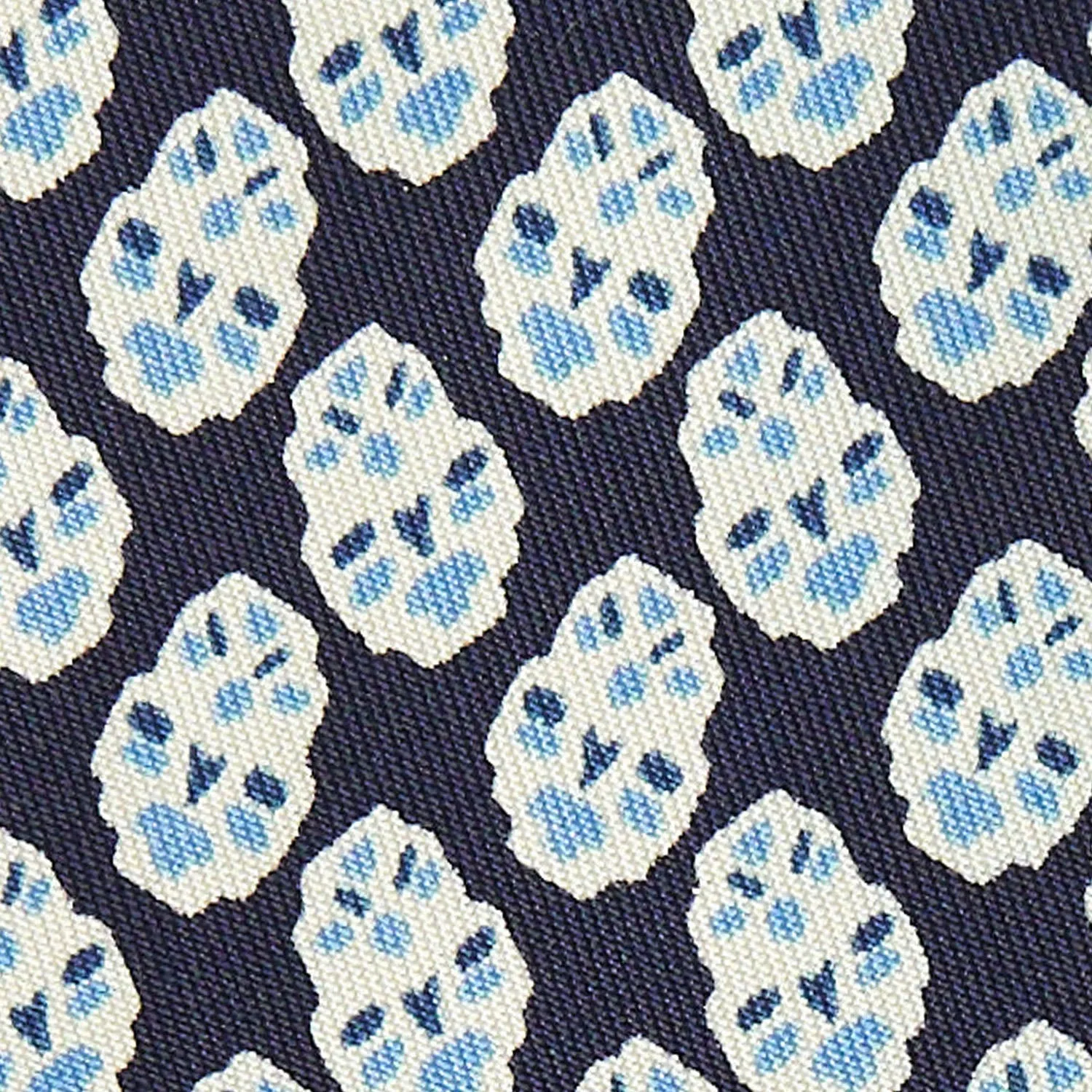 DARK BLUE SILK TIE