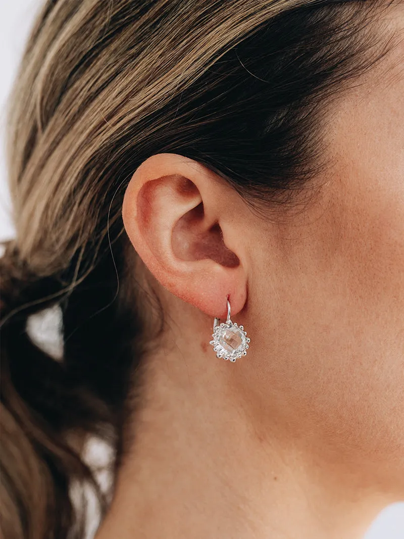 Dew Drop Snowflake Earrings