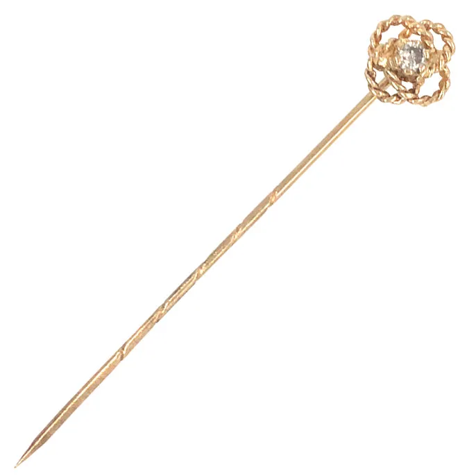 Diamond Knot Tie Pin
