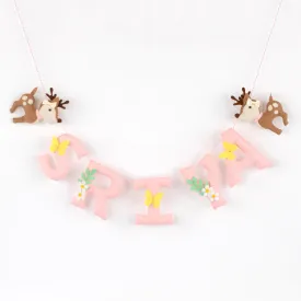 Enchanted Deer Name Bunting/Garland