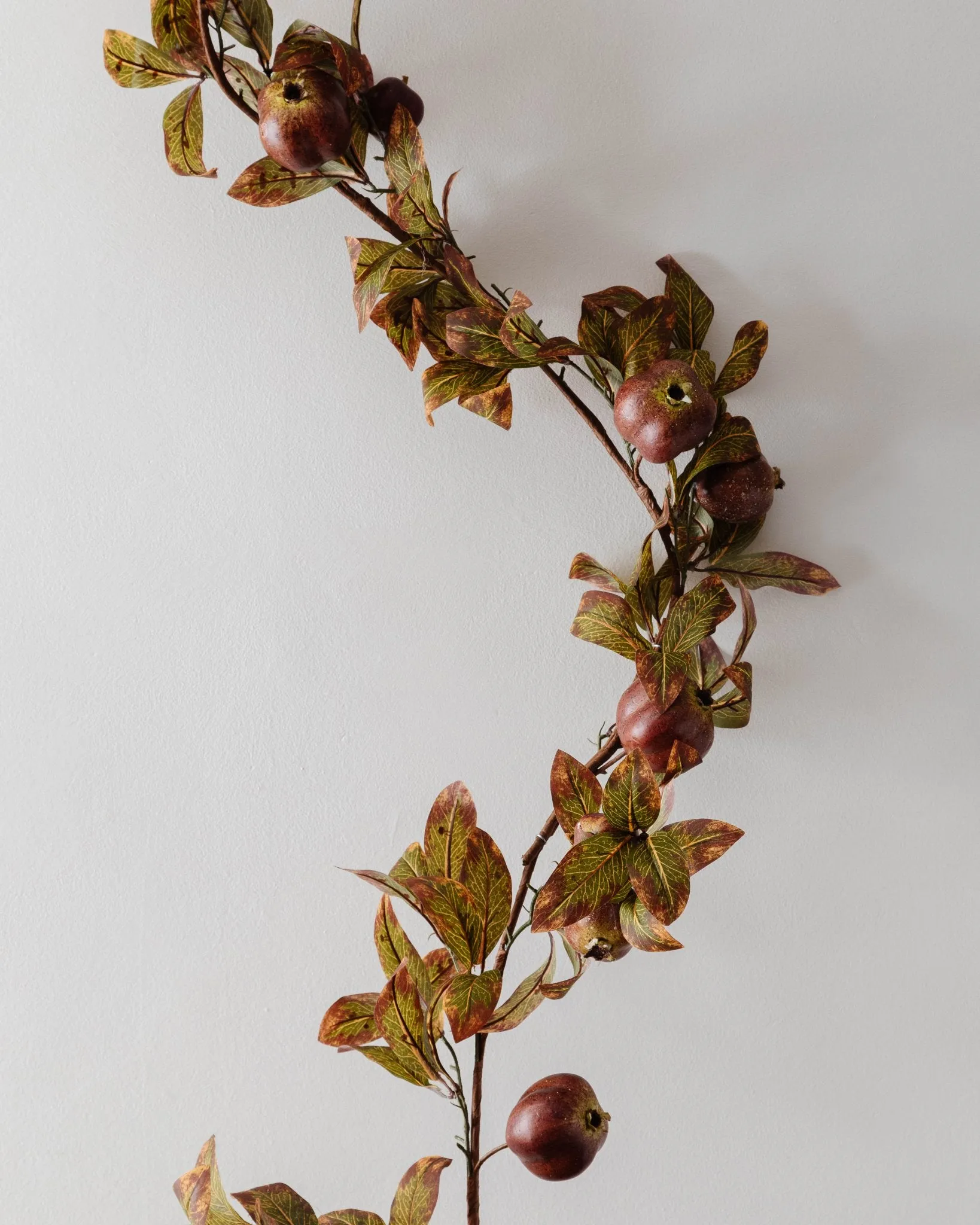 Faux Speckled Pomegranate Garland