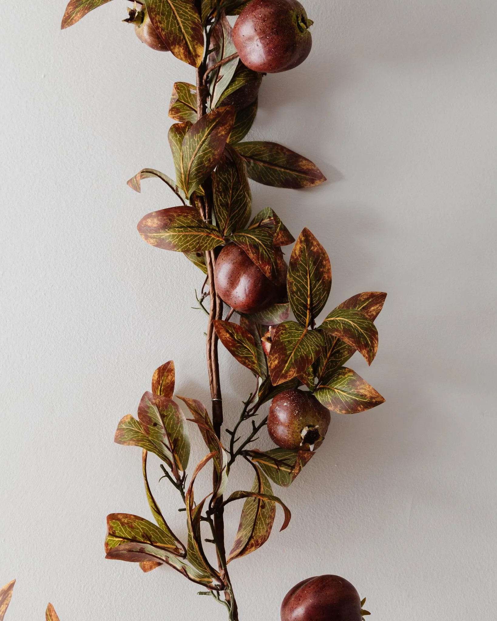 Faux Speckled Pomegranate Garland