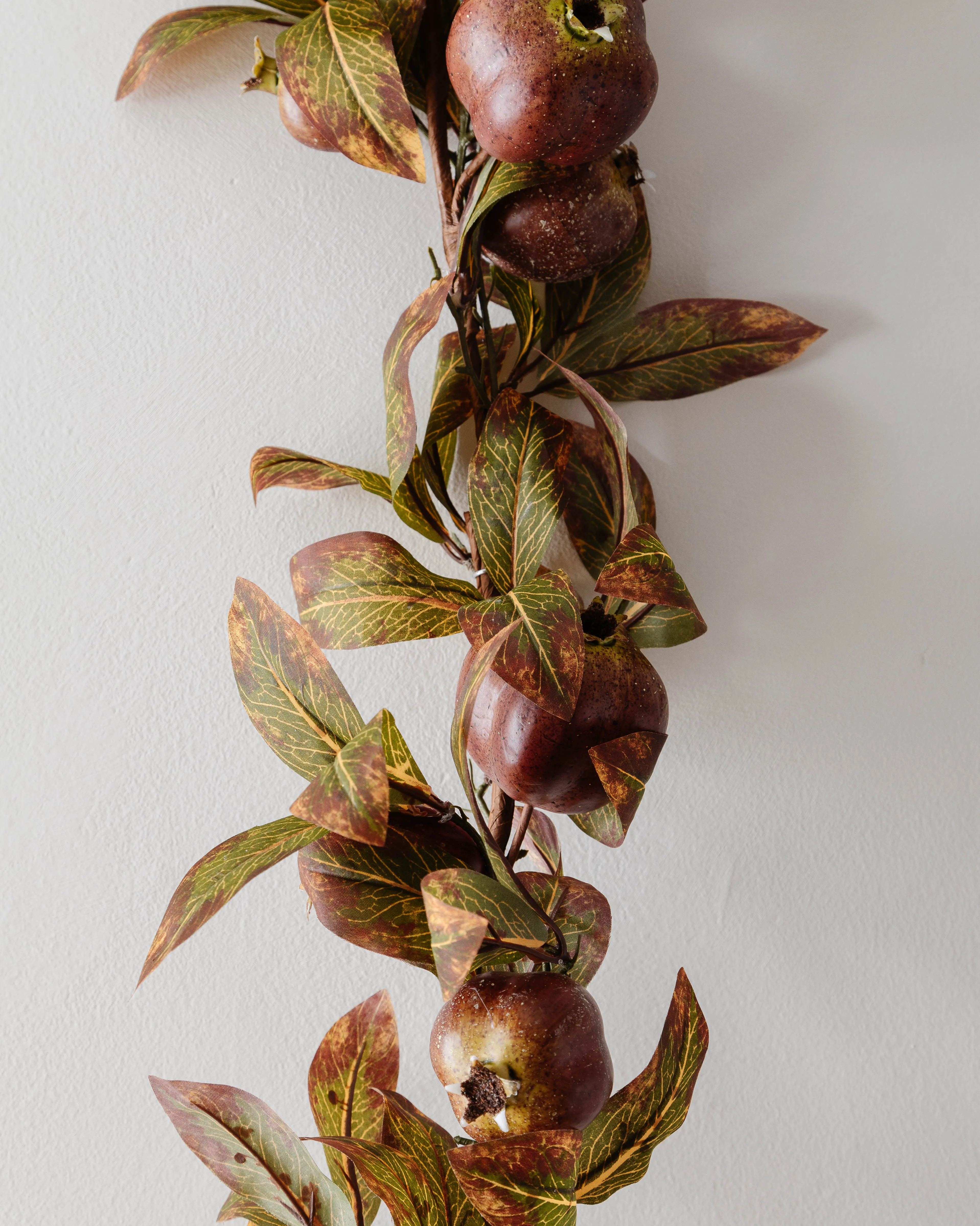 Faux Speckled Pomegranate Garland